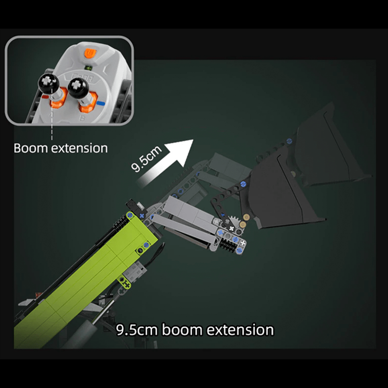 LEGO MOC Cargo Loader Utility Vehicle | 1469pcs - Brick Car Merchant