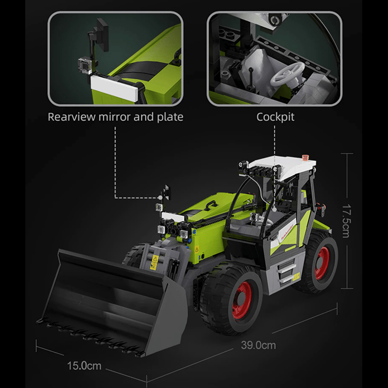 LEGO MOC Cargo Loader Utility Vehicle | 1469pcs - Brick Car Merchant