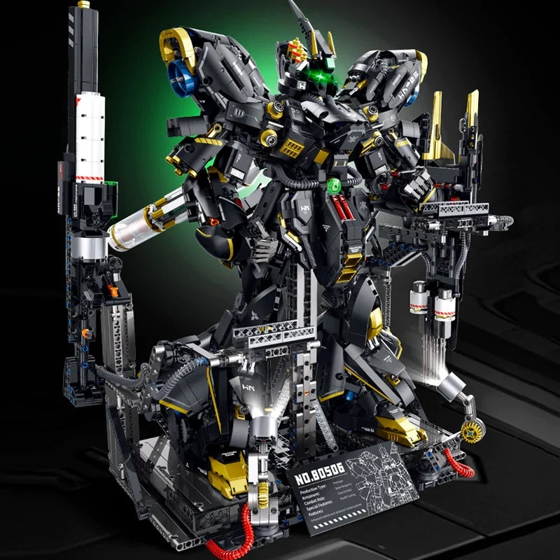 Brick MOC Warbound Omega Armoured Mecha | 3908pcs - Brick Car Merchant