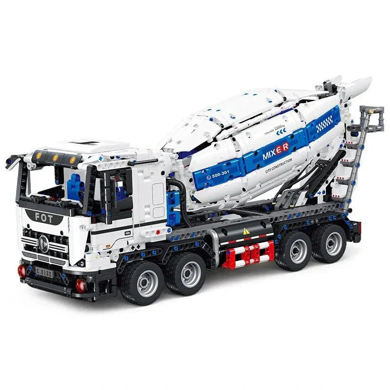 LEGO MOC Concrete Mixer Truck | 2432pcs - Brick Car Merchant