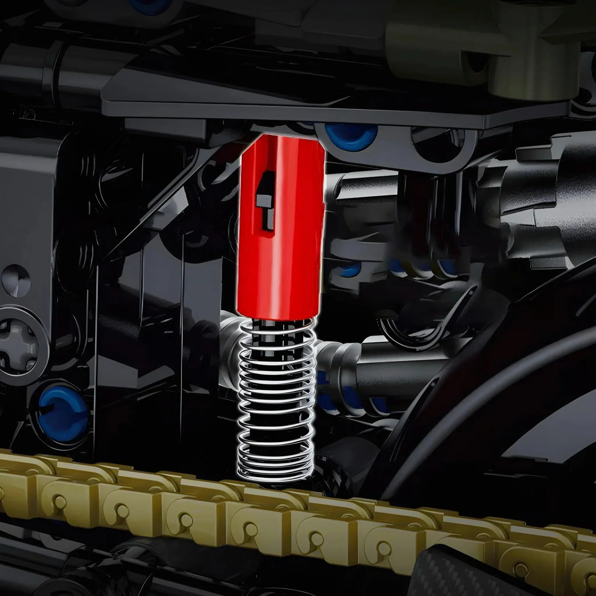 LEGO MOC Custom V-Twin Chopper | 634pcs - Brick Car Merchant