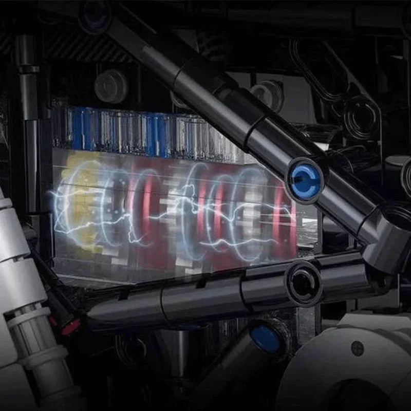 LEGO MOC Cyberpunk Street Bike | 2267pcs - Brick Car Merchant