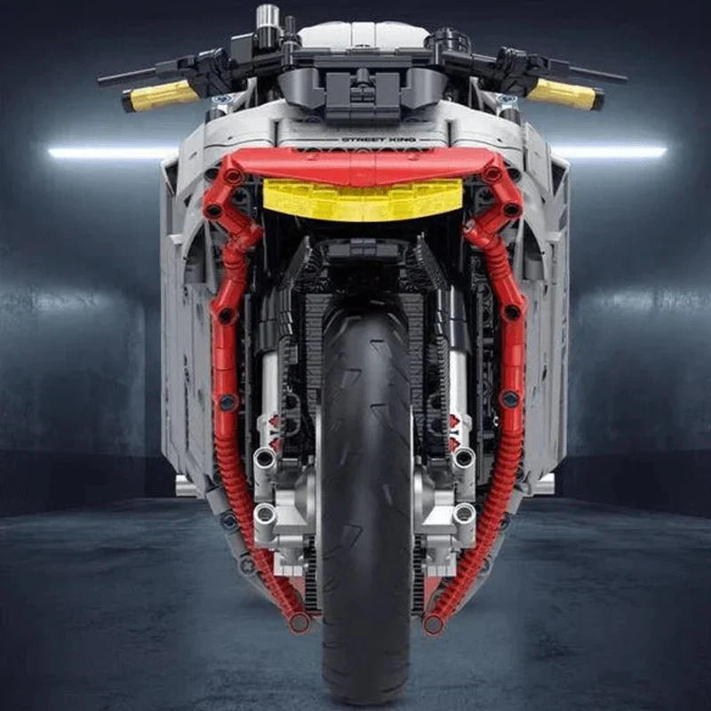 LEGO MOC Cyberpunk Street Bike | 2267pcs - Brick Car Merchant