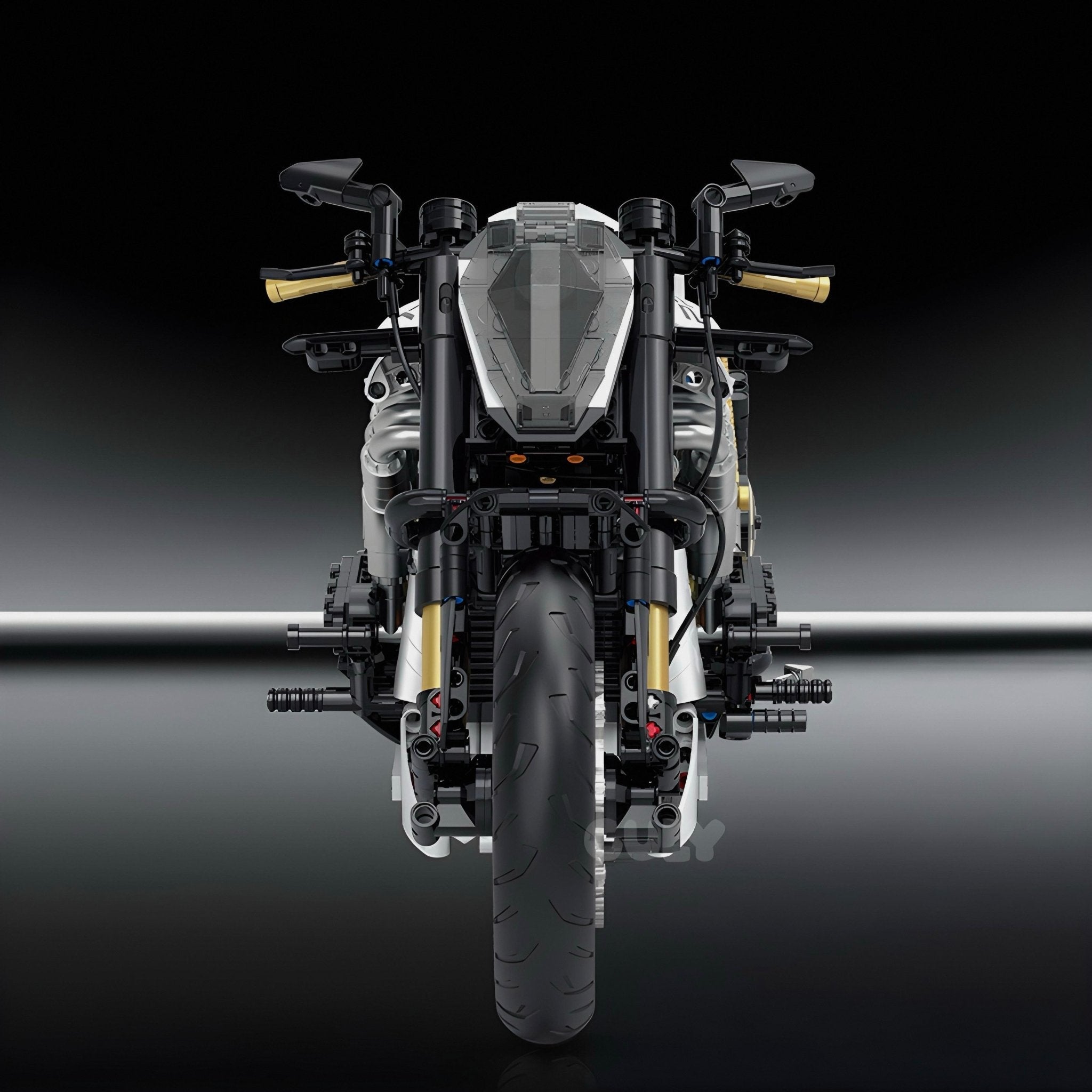 LEGO MOC Cyberpunk Custom Chopper | 2004pcs - Brick Car Merchant