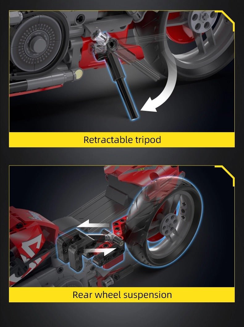 LEGO MOC Cyberpunk CT-3X Street Machine | 451pcs - Brick Car Merchant