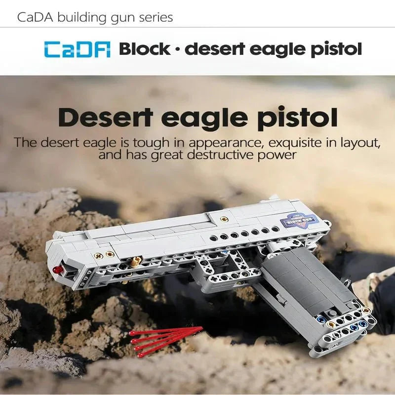 Brick MOC Desert Eagle Military | 307pcs - Brick Car Merchant