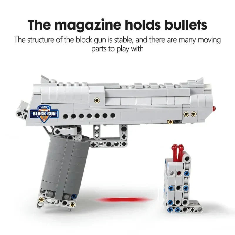 Brick MOC Desert Eagle Military | 307pcs - Brick Car Merchant