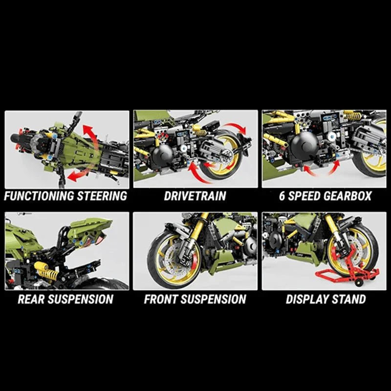 LEGO MOC 1260 Power Cruiser | 2025pcs - Brick Car Merchant