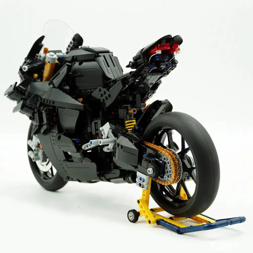 LEGO MOC High-Performance Superbike Concept – Black | 2129pcs - Brick Car Merchant