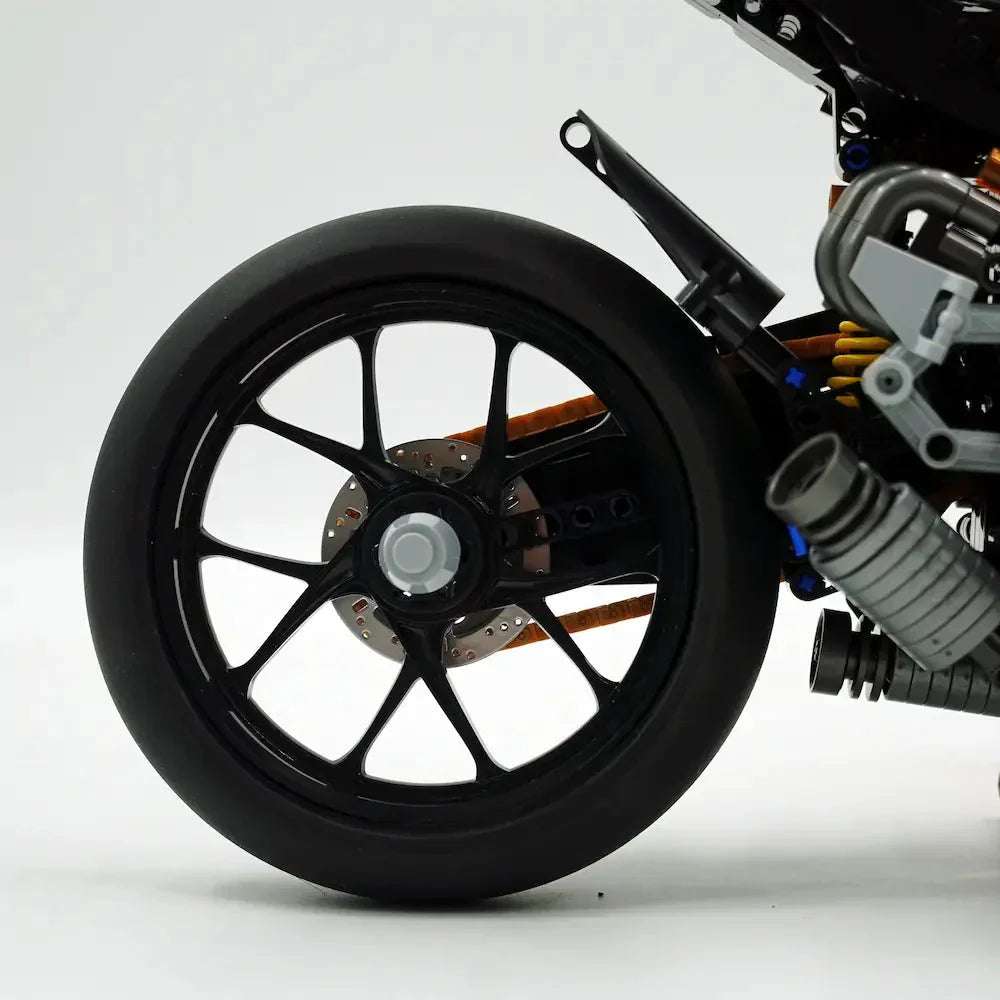 LEGO MOC High-Performance Superbike Concept – Black | 2129pcs - Brick Car Merchant
