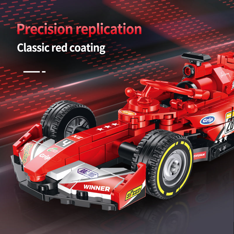 Brick MOC Ferrari F1 Redline 4 Edition | 402 pieces - Brick Car Merchant