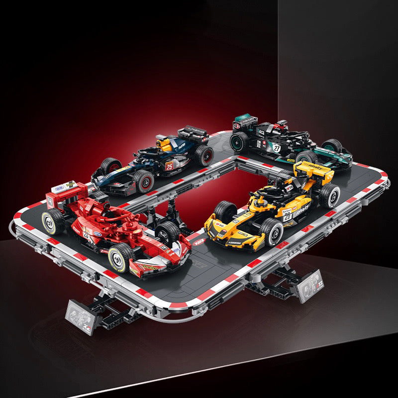 Brick MOC Ferrari F1 Redline 4 Edition | 402 pieces - Brick Car Merchant