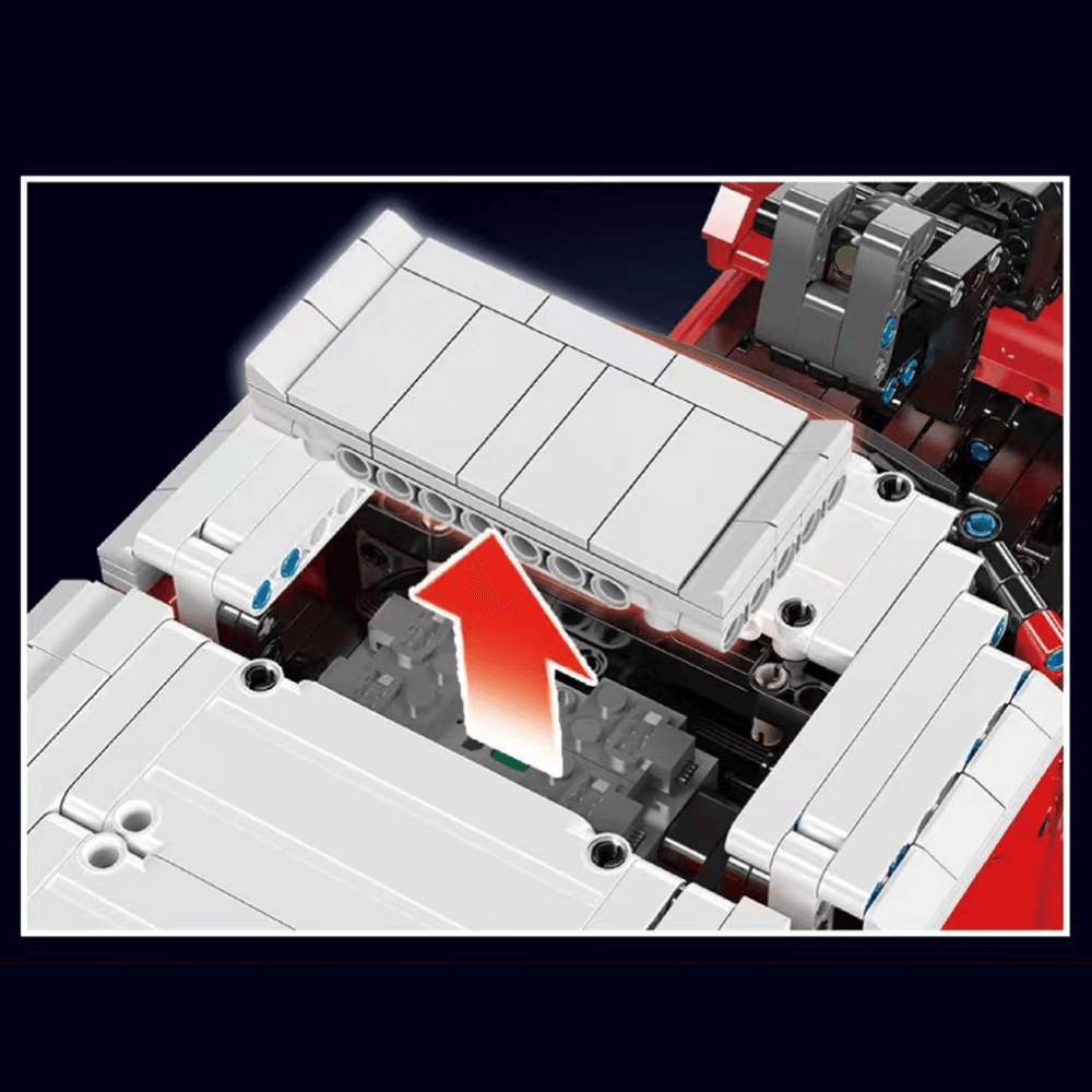 LEGO MOC Fire Rescue Ladder Truck | 4885pcs - Brick Car Merchant