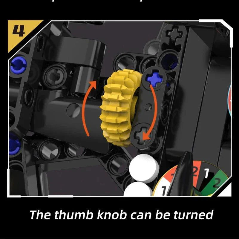 LEGO MOC 1:1 Formula Racing Steering Wheel | 849pcs - Brick Car Merchant