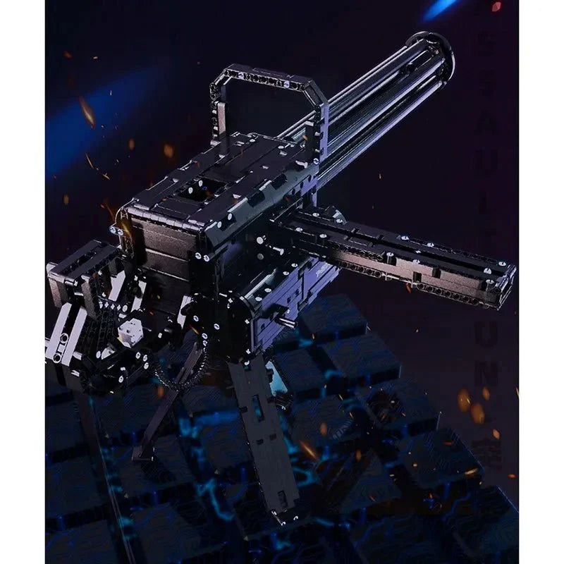 Brick MOC Gatling Cannon | 1808pcs - Brick Car Merchant