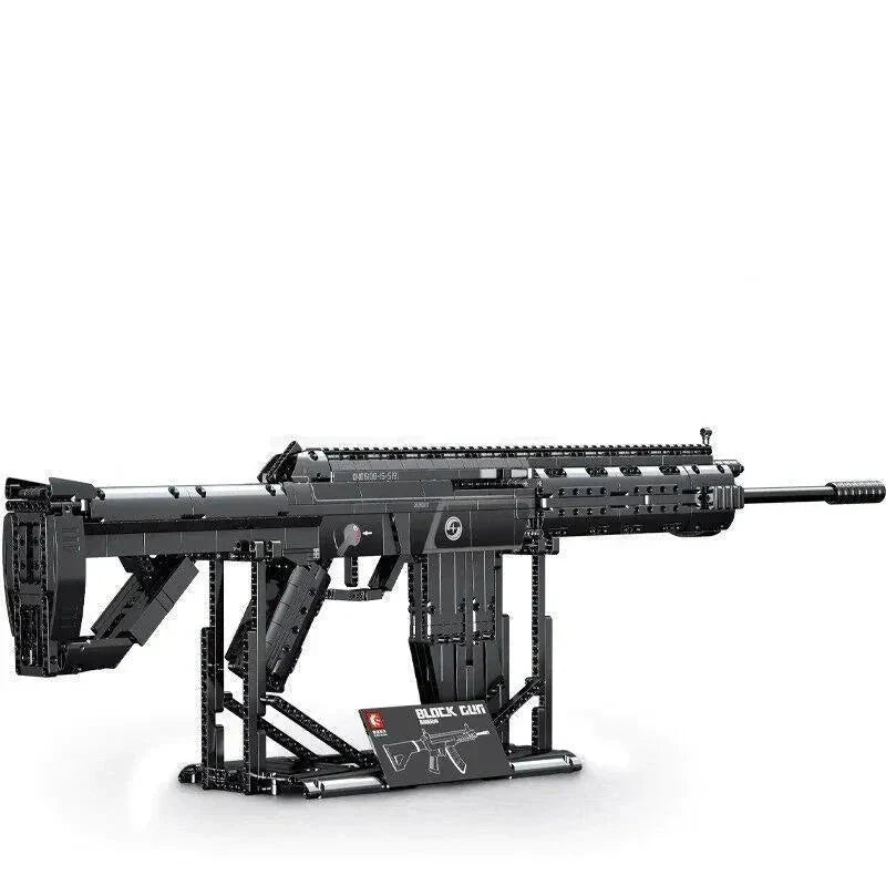 Brick MOC Heavy Duty SMG Combat | 1539pcs - Brick Car Merchant