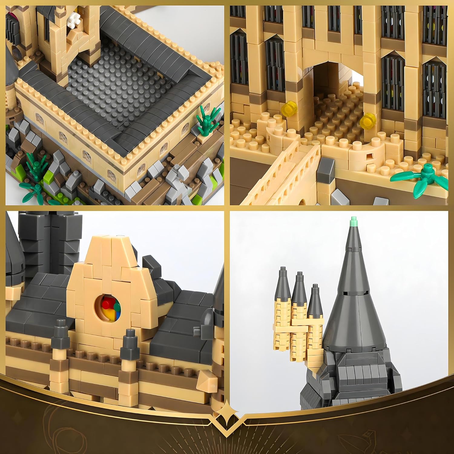 Brick MOC Hogwarts Magic School | 6369pcs - Brick Car Merchant