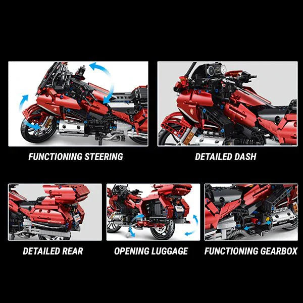 LEGO MOC Classic Touring Cruiser | 1358pcs - Brick Car Merchant