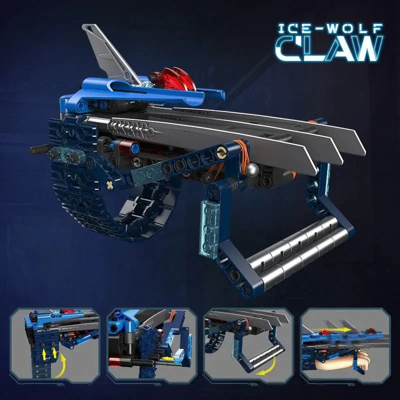 Brick MOC Ice Wolf Claw | 217pcs - Brick Car Merchant