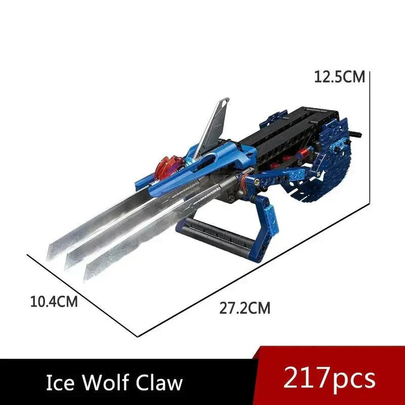Brick MOC Ice Wolf Claw | 217pcs - Brick Car Merchant