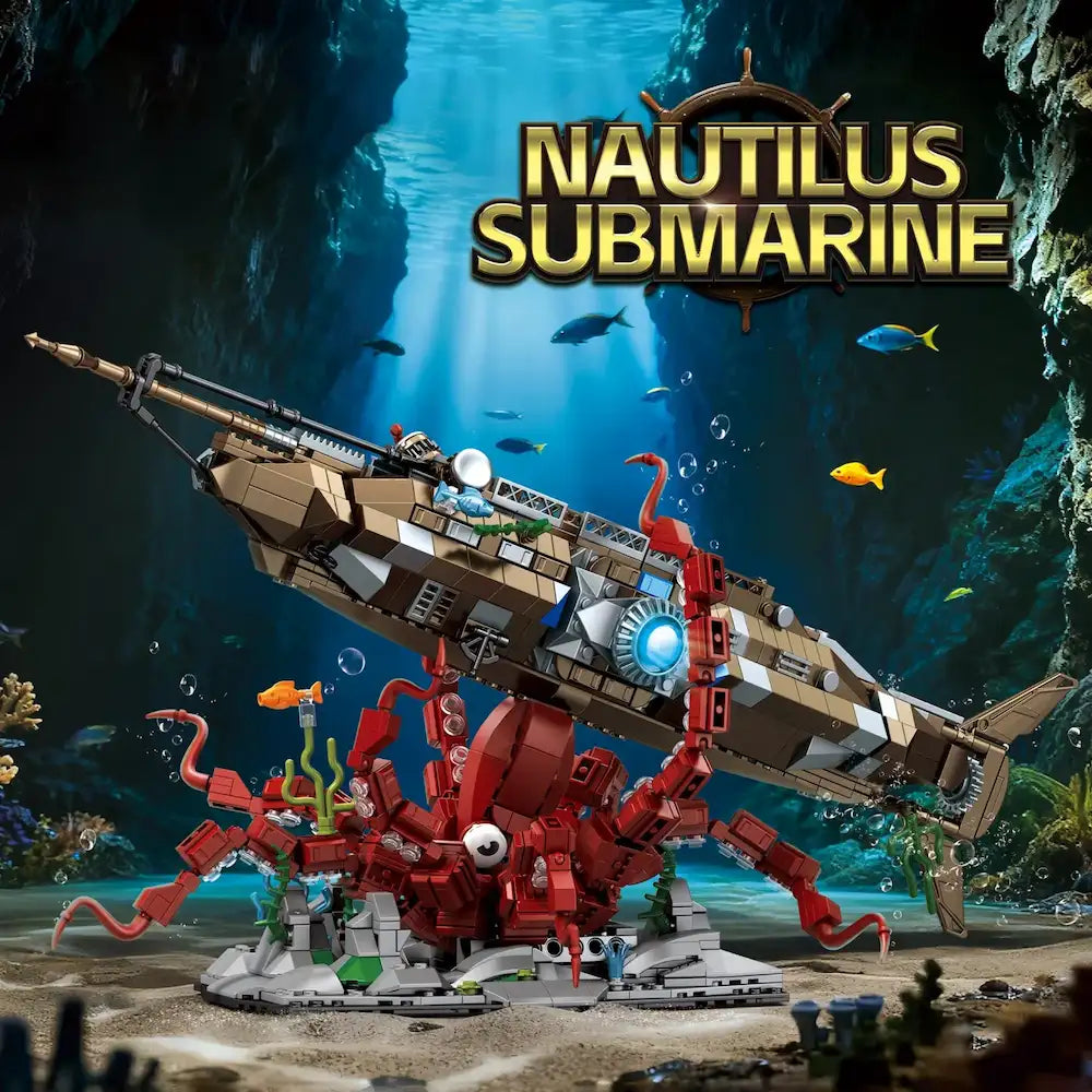 Brick MOC The Nautilus Submarine | 1190pcs - Brick Car Merchant