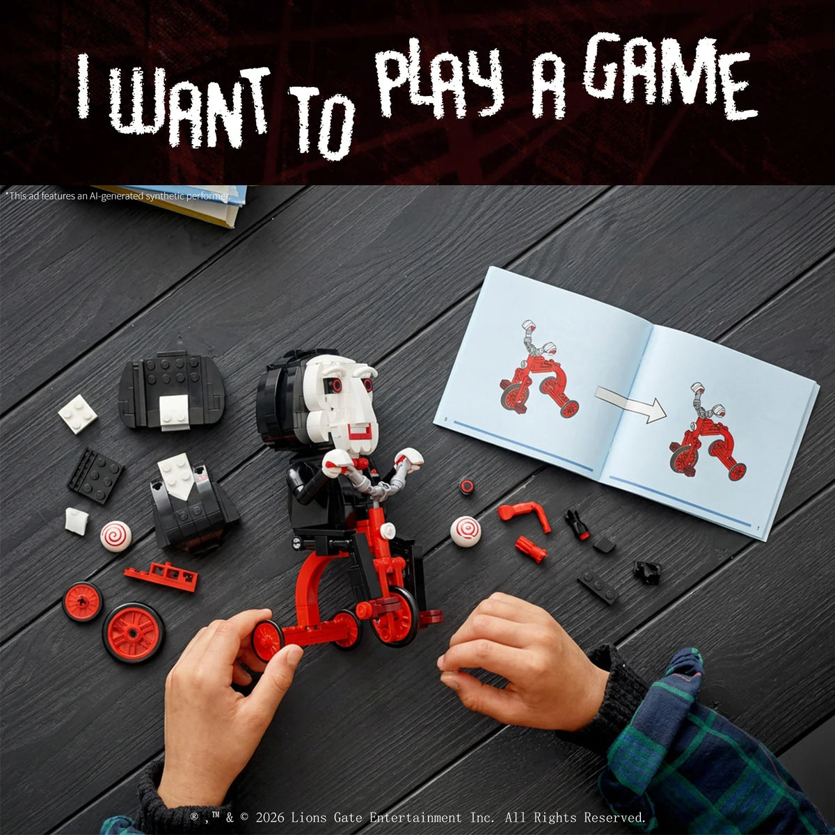 LEGO MOC SAW Billy the Puppet（New Version） - Brick Car Merchant