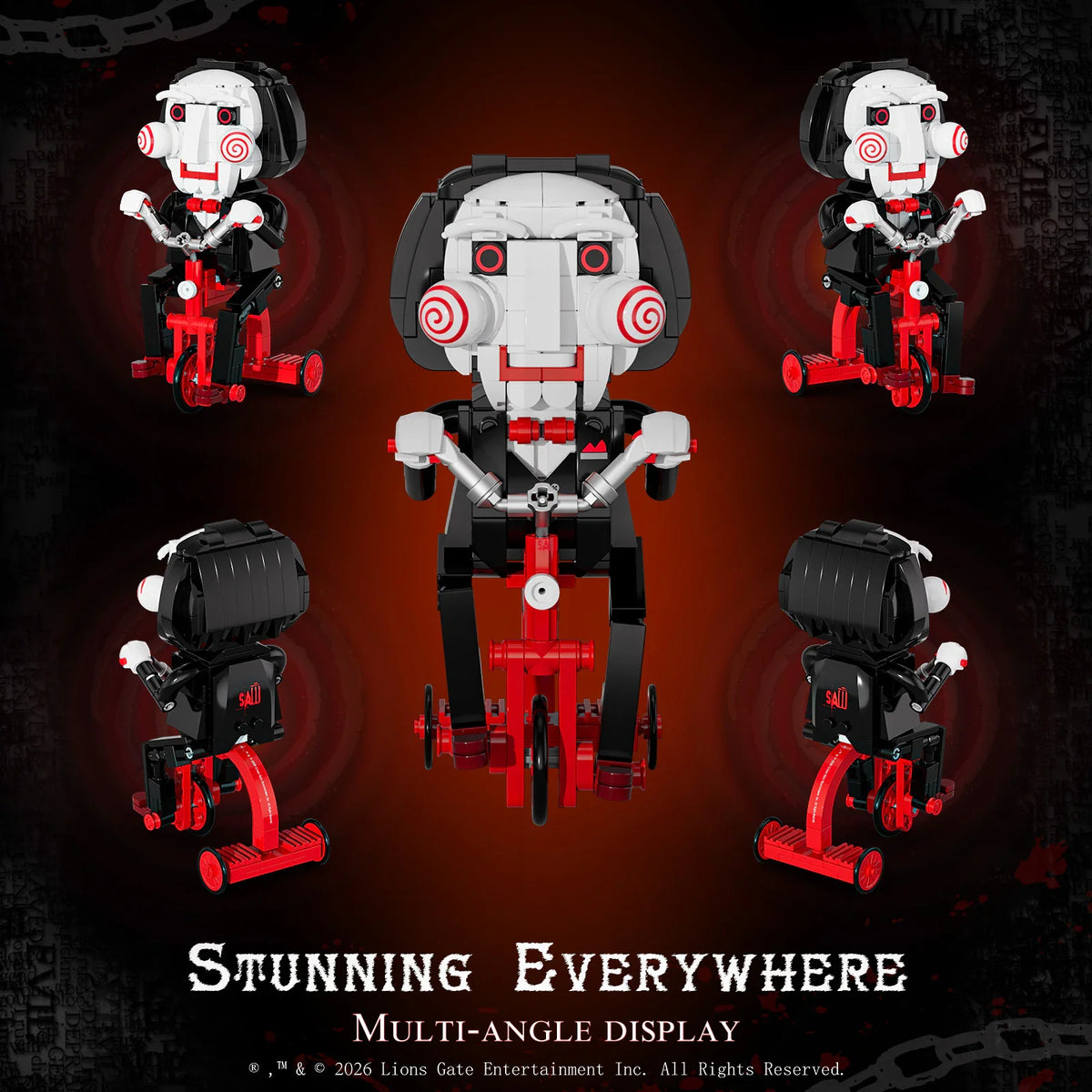 LEGO MOC SAW Billy the Puppet（New Version） - Brick Car Merchant