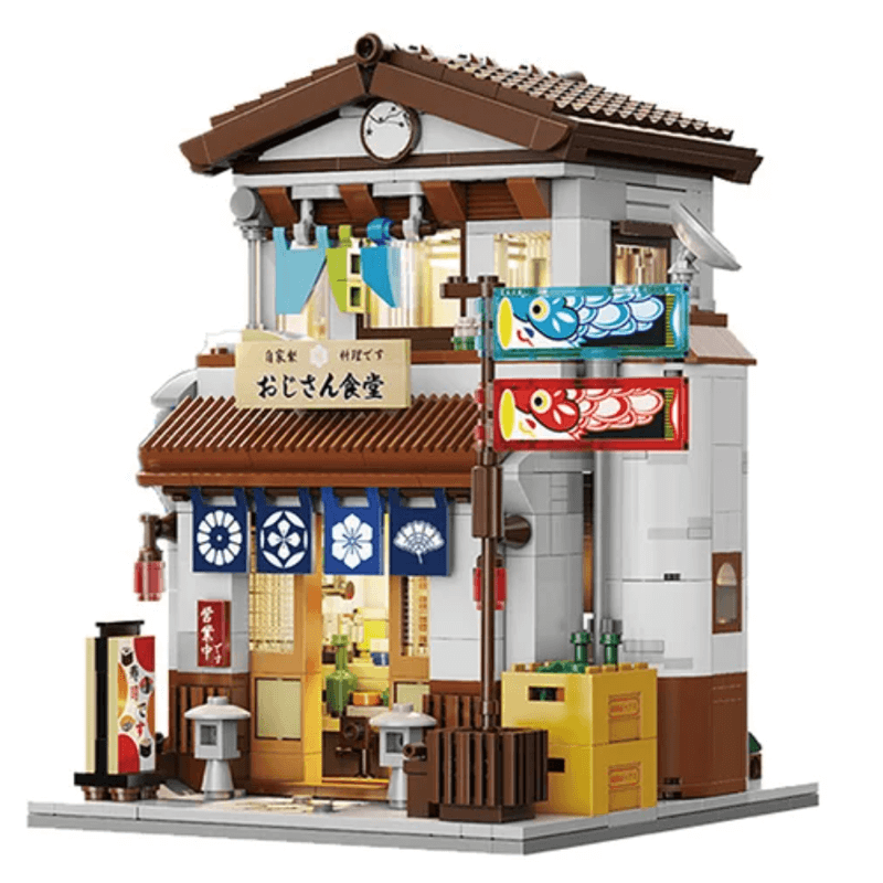 Brick MOC Japanese Canteen | 860pcs - Brick Car Merchant