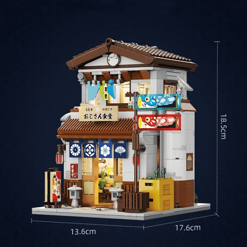 Brick MOC Japanese Canteen | 860pcs - Brick Car Merchant