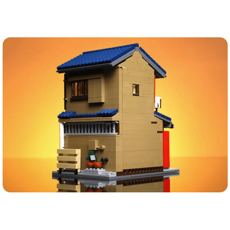 Brick MOC Japanese Tea House | 1200pcs - Brick Car Merchant