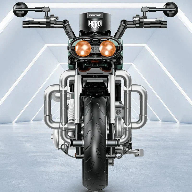 LEGO MOC JDM 125cc Custom Street Bike | 627pcs - Brick Car Merchant