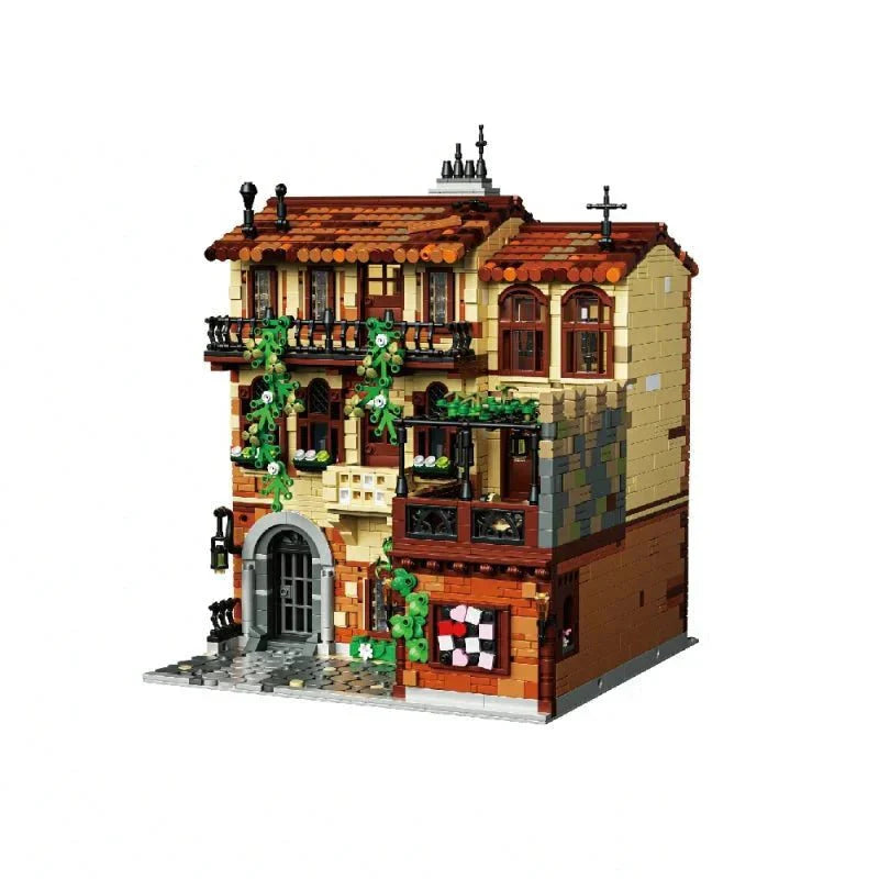 Brick MOC Juliet Balcony Modular Building | 3800pcs - Brick Car Merchant