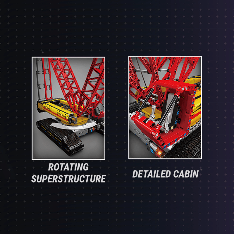 LEGO MOC Heavy Lift Crawler Crane | 4318pcs - Brick Car Merchant