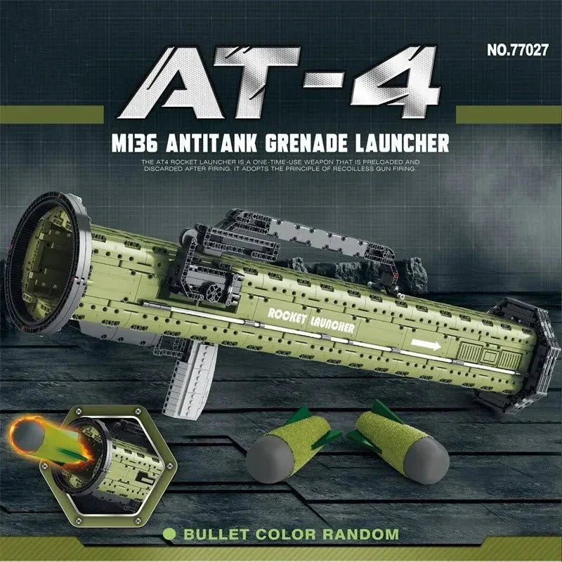 Brick MOC M136 Antitank Grenade Launcher | 1748pcs - Brick Car Merchant