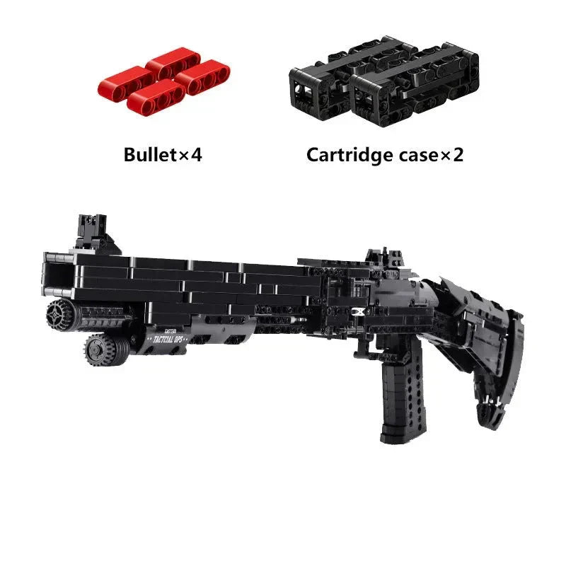 Brick MOC M4 Super 90 Shot | 1061pcs - Brick Car Merchant