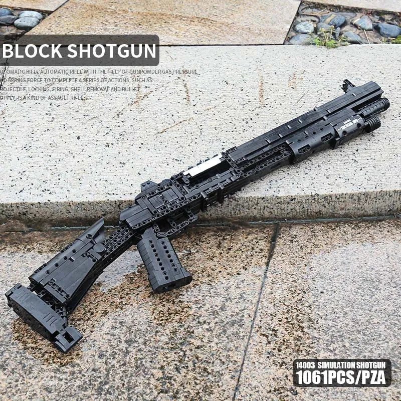 Brick MOC M4 Super 90 Shot | 1061pcs - Brick Car Merchant