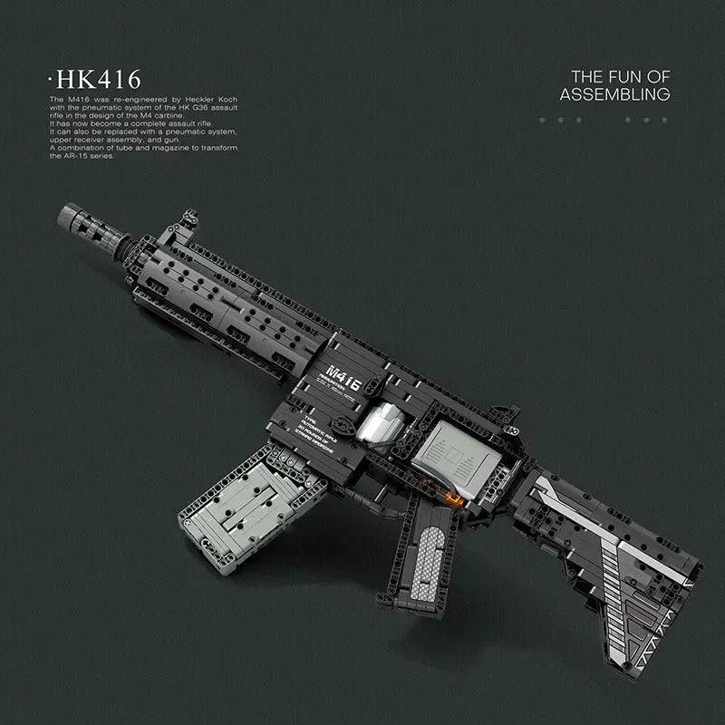 Brick MOC M416 | 1188pcs - Brick Car Merchant