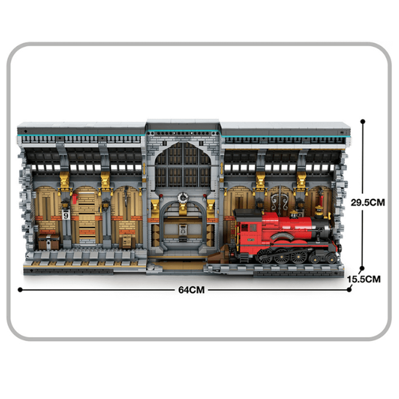 Brick MOC Magic Station | 3059pcs - Brick Car Merchant