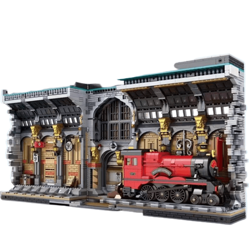 Brick MOC Magic Station | 3059pcs - Brick Car Merchant
