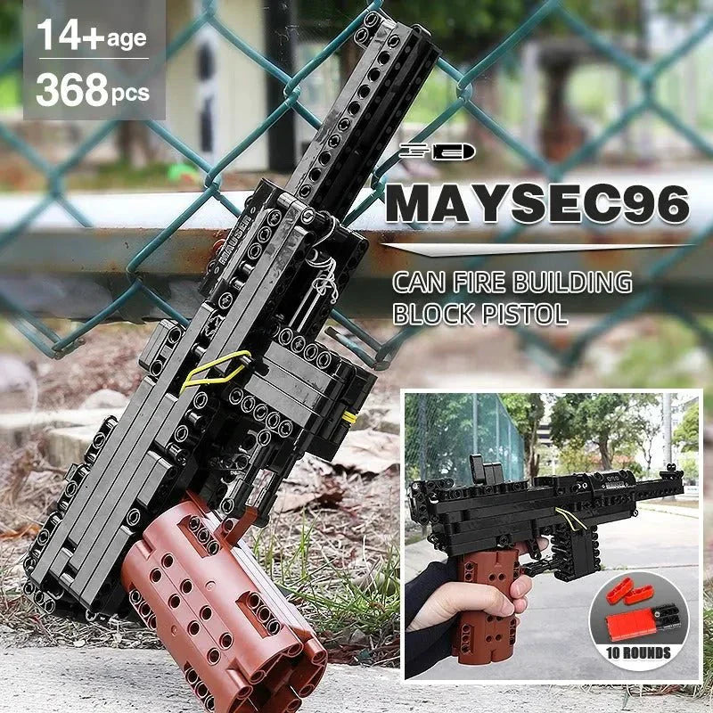 Brick MOC Mauser C96 | 368pcs - Brick Car Merchant