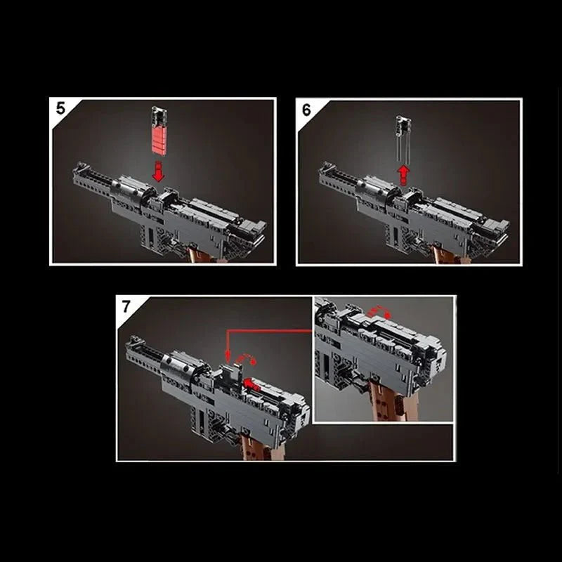 Brick MOC Mauser C96 | 368pcs - Brick Car Merchant