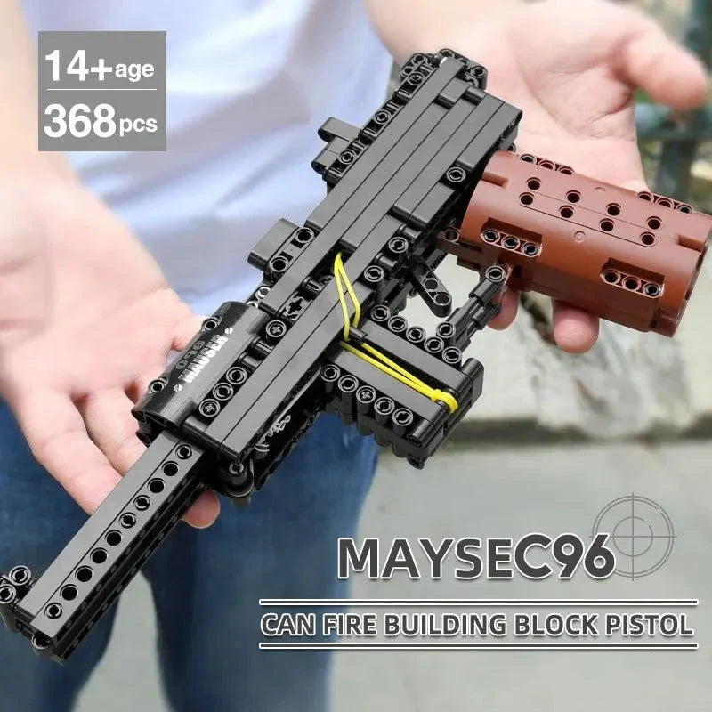 Brick MOC Mauser C96 | 368pcs - Brick Car Merchant