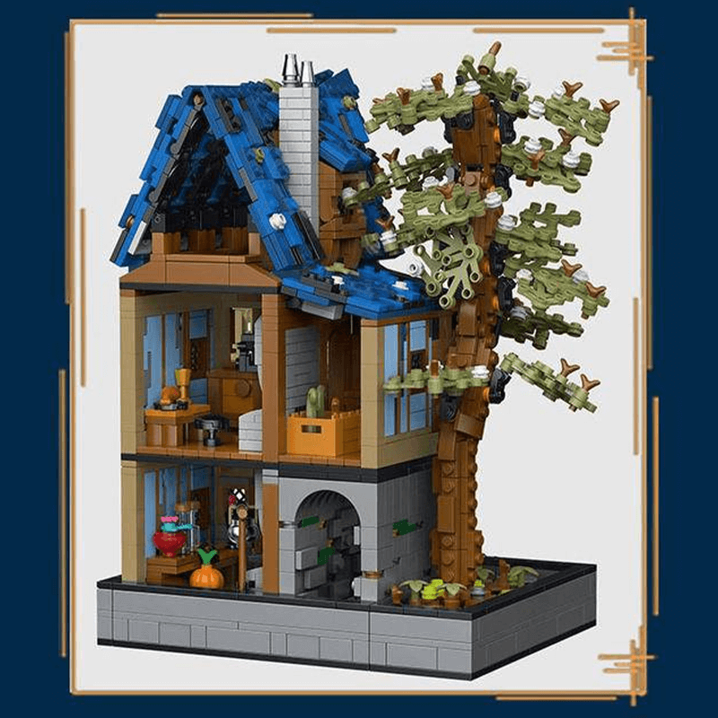 Brick MOC Medieval Apothecary | 2094pcs - Brick Car Merchant