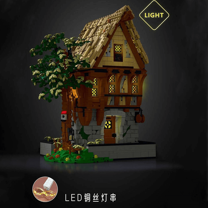 Brick MOC Medieval Blacksmith | 1990pcs - Brick Car Merchant