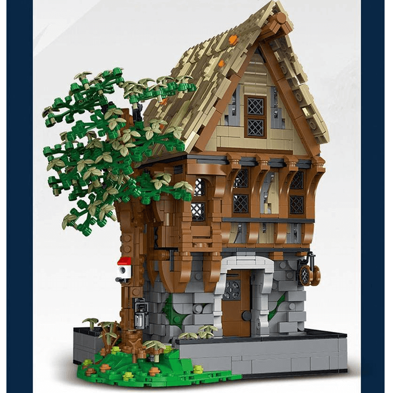 Brick MOC Medieval Blacksmith | 1990pcs - Brick Car Merchant