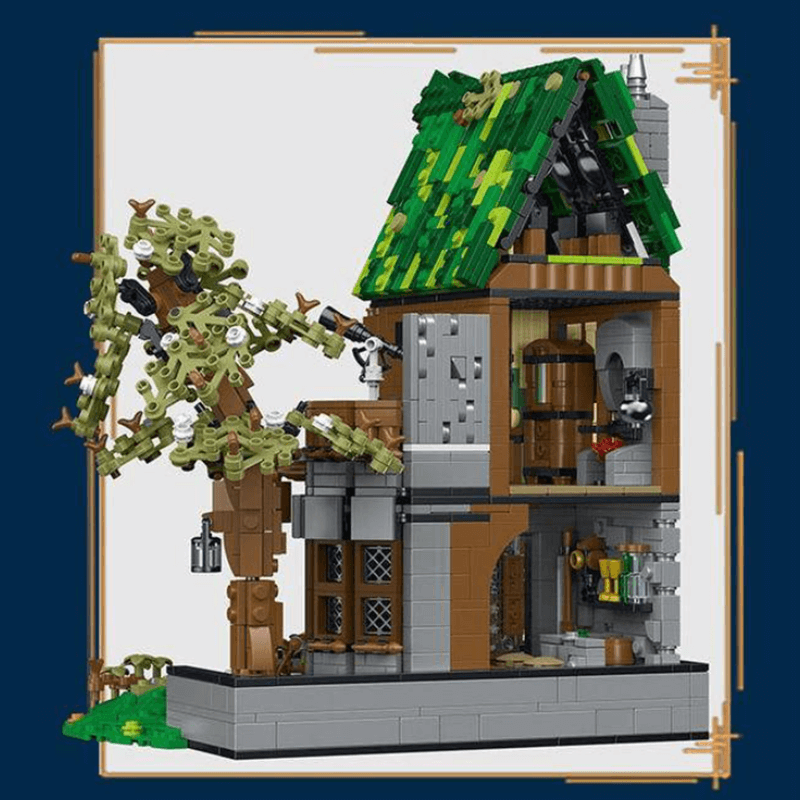 Brick MOC Medieval Tavern | 1871pcs - Brick Car Merchant