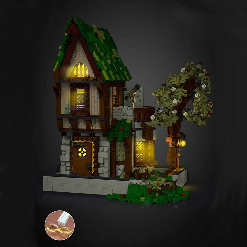 Brick MOC Medieval Tavern | 1871pcs - Brick Car Merchant