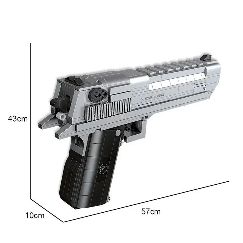 Brick MOC Military Desert Eagle | 795pcs - Brick Car Merchant