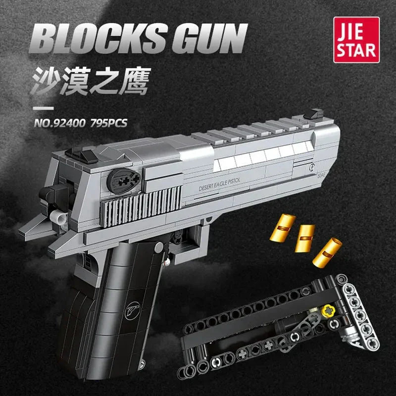 Brick MOC Military Desert Eagle | 795pcs - Brick Car Merchant