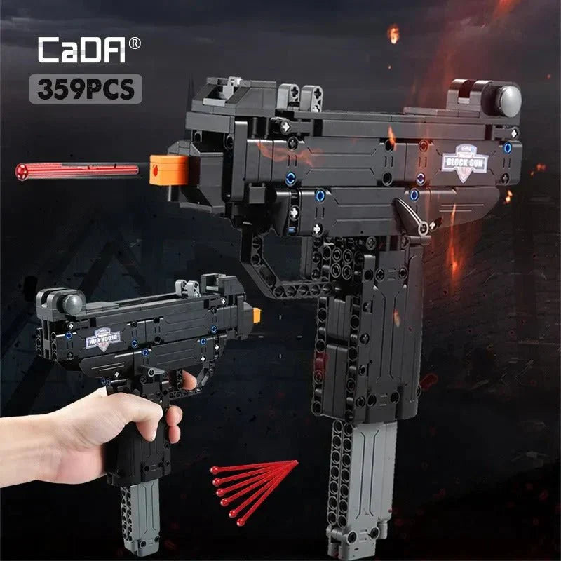 Brick MOC Military UZI SMG | 359pcs - Brick Car Merchant